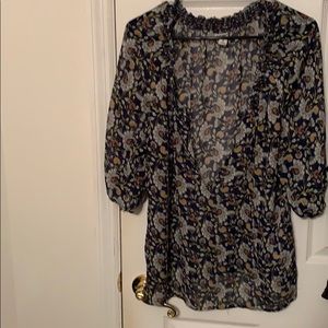 Open front tunic old navy
